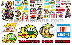PEGATINAS VALENTINO ROSSI 10€